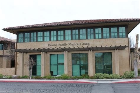 Rancho medical group - Rancho Family Medical Group is a medical group practice located in Temecula, CA that specializes in Family Medicine, and is open 5 days per week. Skip navigation. Search. Near. Cancel Search. Find a doctor Back Find a Doctor. …